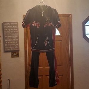 Vintage Baby Phat velour sweatsuit